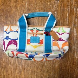 Coach canvas handbag